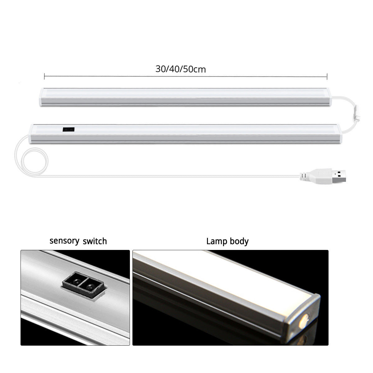 Manual Sensor Strip Lights For Cabinets