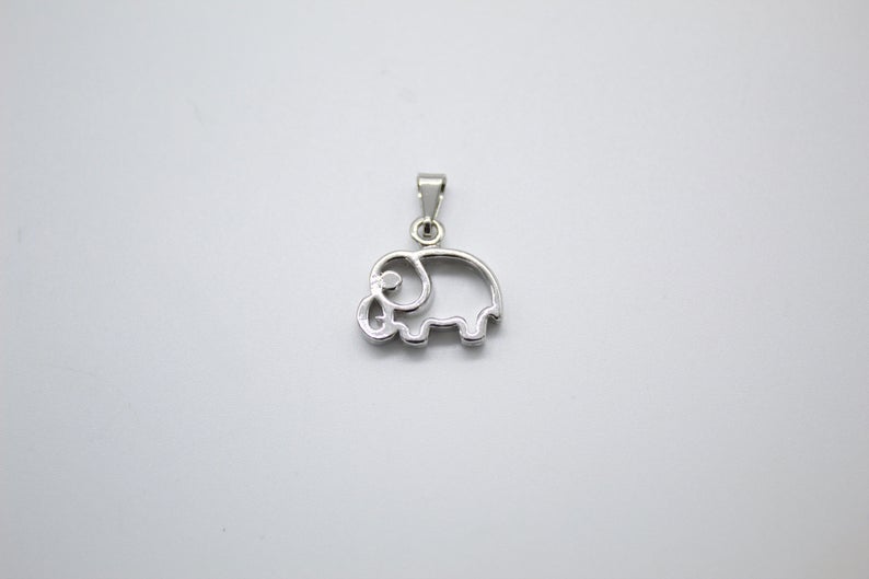 18K Gold Filled Elephant Pendant