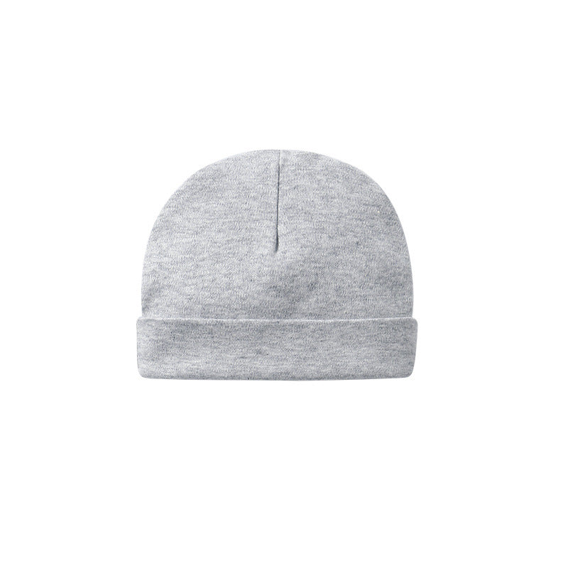 Baby Solid Color Double Dome Hat Tire Cap Thermal Caps