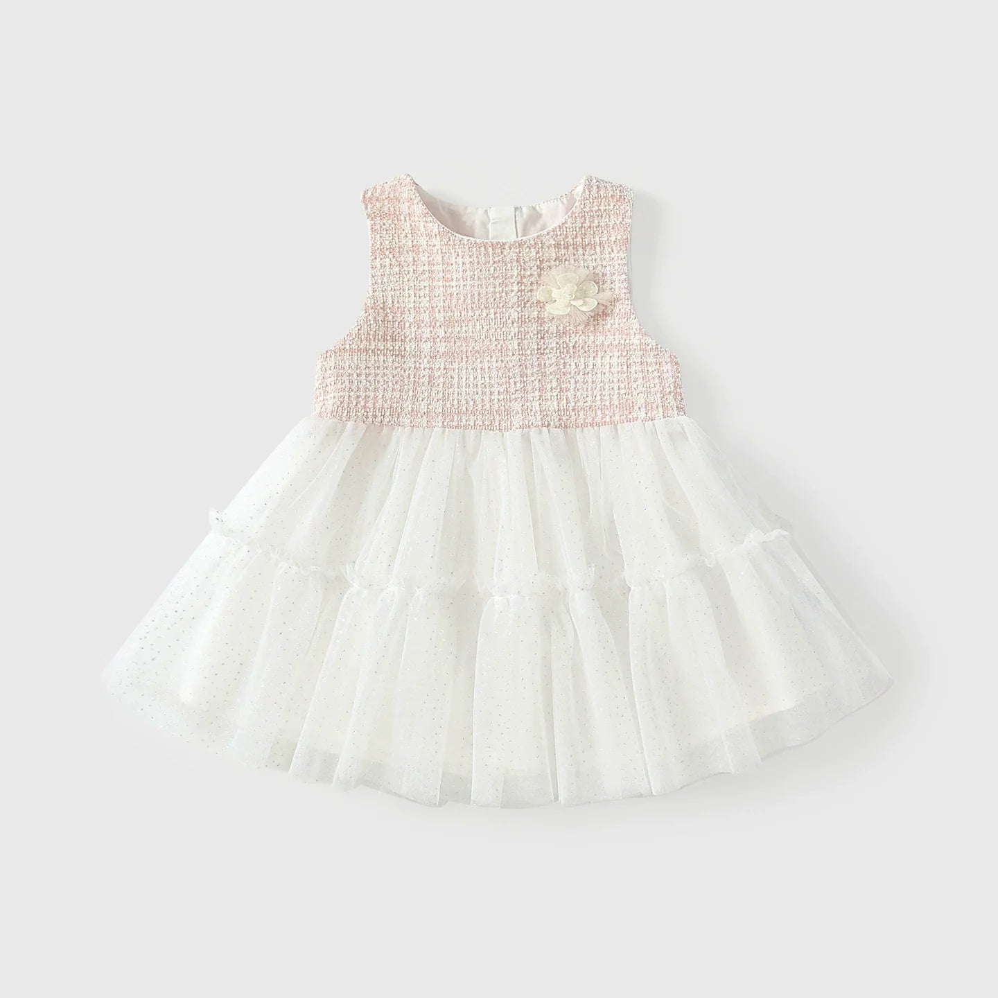 Arrival Autumn Baby Kids Girls Color Patchwork Sleeveless Plaid Dress and Cardigan