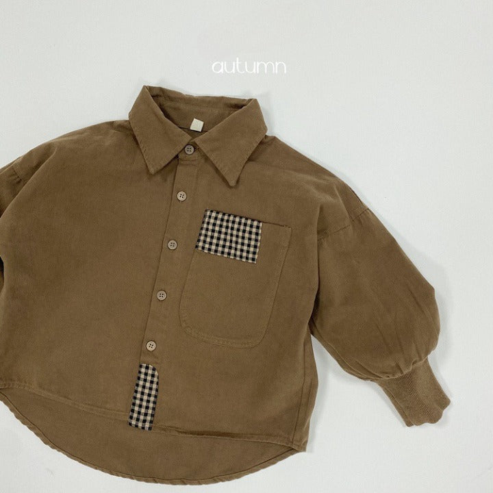 Baby Solid Color Plaid Patched Design Quality Personalized Cardigan Jacket