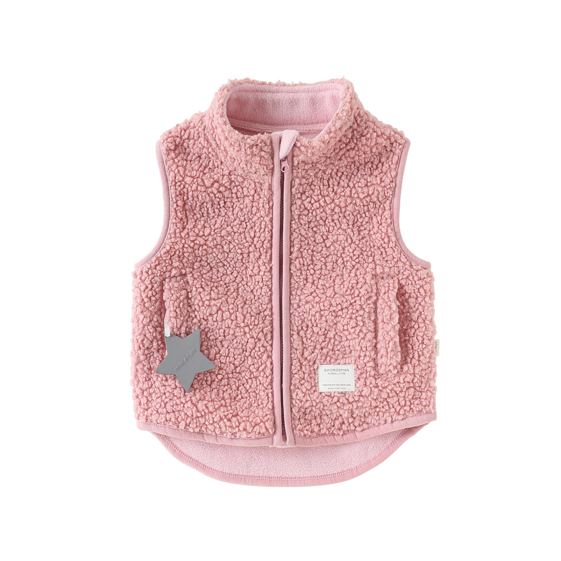 Arrival Winter and Autumn Baby Kids Unisex Fleece-Lined Sleeveless Vest