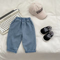 Autumn Arrival Modern Casual Boys Blue Denim Loose Versatile Pants