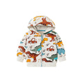Arrival European and American Style Boys’ Cartoon Animals Pattern Coat with Long Sleeves