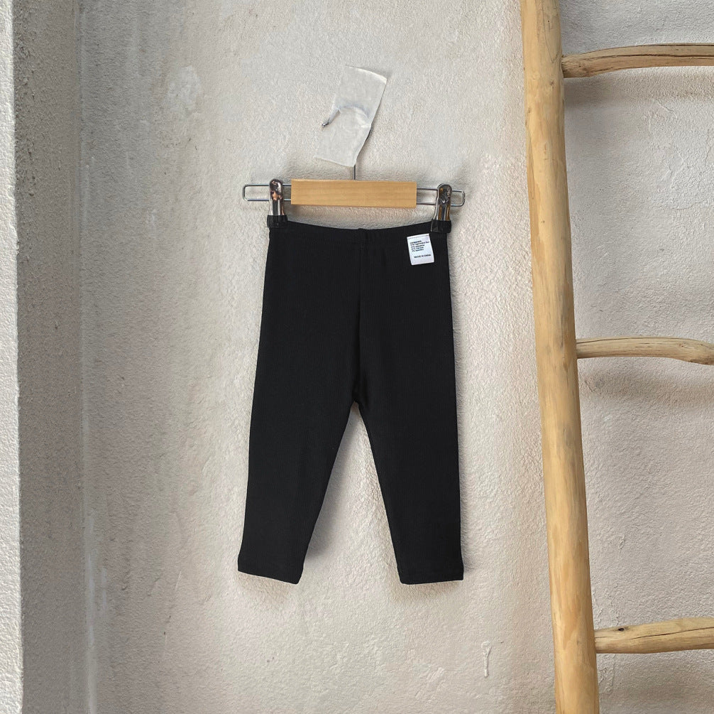 Arrival Baby Boy And Girl Solid Color Spring and Autumn Casual Elastic Pants