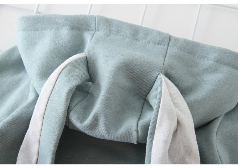 Baby Cartoon Shape Solid Color Long Sleeved Triangle bodysuit