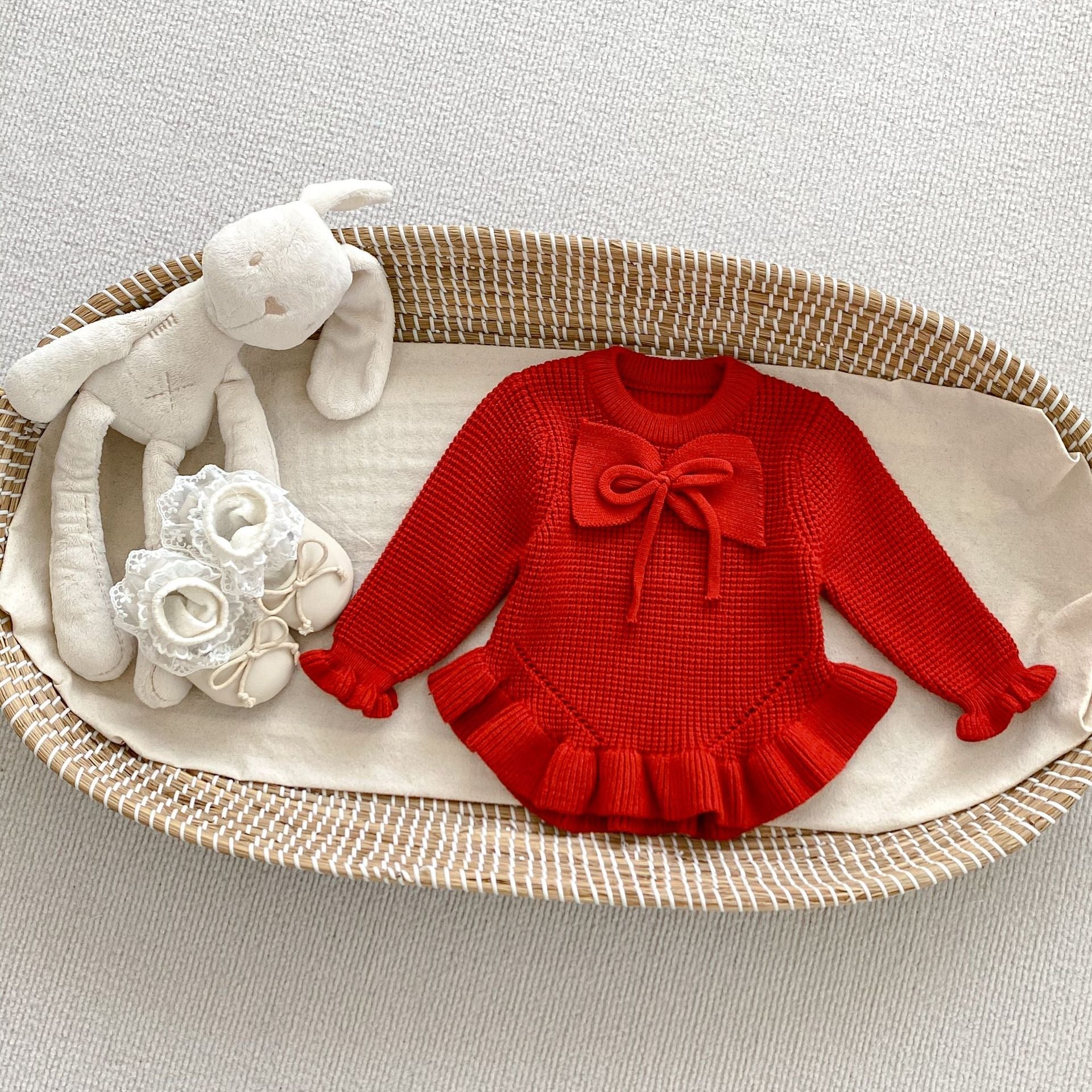 Autumn Arrival Baby Kids Girls Comfortable Solid Color Knitted Long Sleeves Top