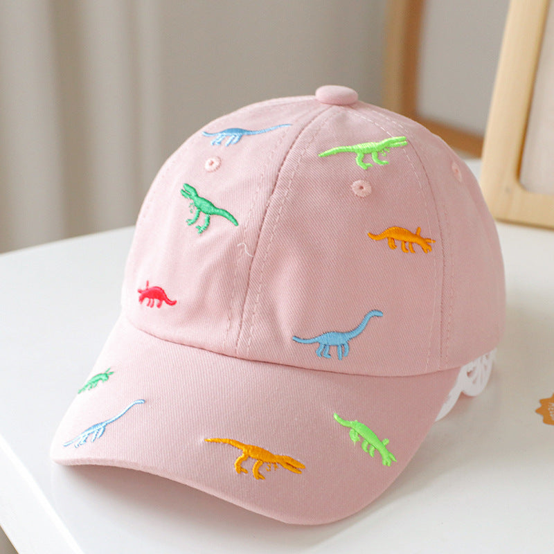 Baby Animal Embroidered Pattern Sunshade Peaked Hats