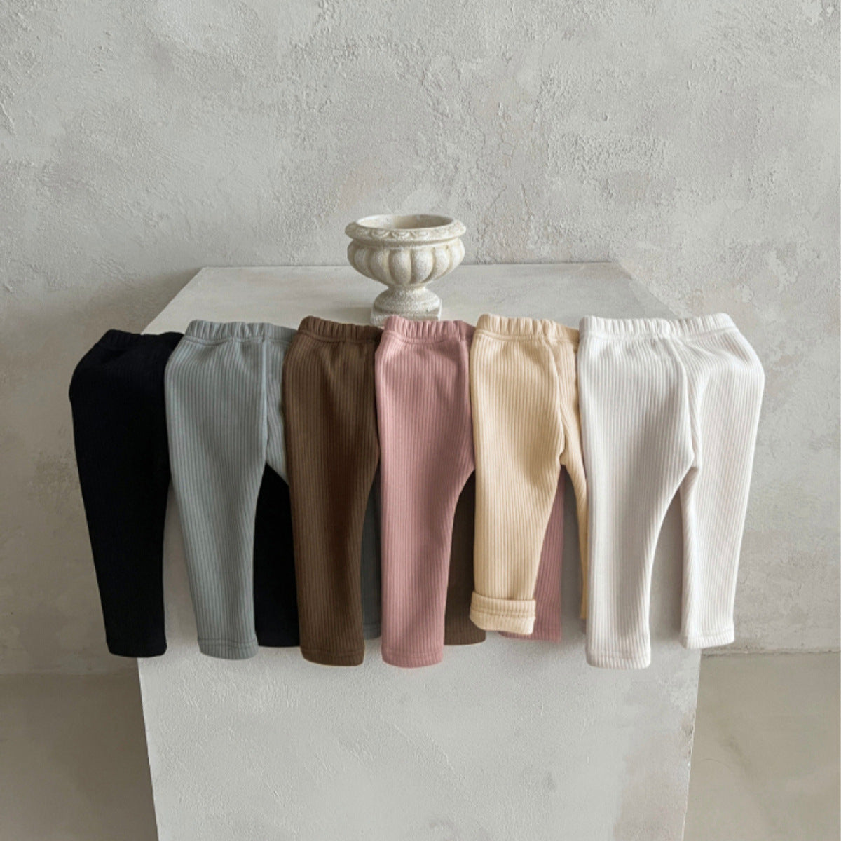 Arrival Baby Boy And Girl Solid Color Spring and Autumn Casual Elastic Pants